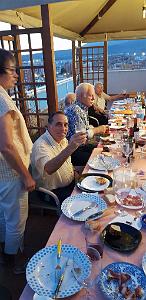 HOMMAGE A N.D. DE SANTA CRUZ A DALIAS DU 7 AU 10 JUIN 2019 (736) REPAS CHEZ ANGE AVANT LE DEPART 